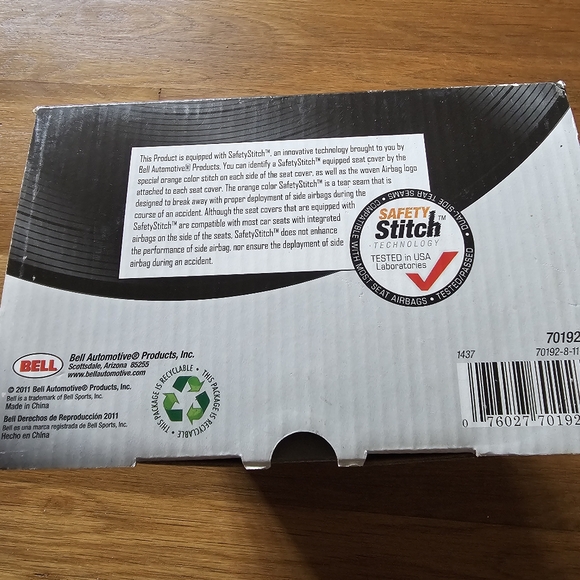 Lynyrd Skynyrd Rockn Ride Black BellBrand Universal Bucket Seat Cover New in Box - Picture 13 of 13